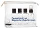 Cosmetic Toothbrush Transparent Makeup Bag With Customer Printing Slider Zipper,Travel Makeup Bag supplier