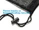 Durable Nylon Mesh Bag with Sliding Drawstring Cord Lock Closure,Large Black Mesh Bag ECO-FRIENDLY PREMIUM WASHABLE GROC supplier