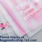 Transparent Clear Slider Zipper Bag k Bag For Stationery,Matte Slider Zipper Top Soft Touch PE Polybags Bag supplier