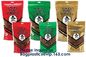 Oxo-Degradable stand up pouches Coffee Bags Stand Up Pouch With Valve Side Gusset Bag with Valve Flat Bottom Pouch with supplier