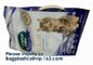 Food Grade Custom Printed 10 Kg Plastic Rice Bag With Handle,5kg 10kg Rice/Wheat Flour/Grain Vacuum Packaging Bag With H supplier