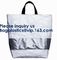 Tote Toiletry Bag Eco Friendly Recycled Waterproof Tear Resistant Large Tyvek Tote Zipper Shopping Bag With Logo Custom supplier