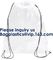 Custom Made PVC Transparent Drawstring Bag For Sports Cloth,Sport Promotional Clear Pvc Beach Shoe Bag Clear Drawstring supplier
