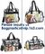 Clear PVC Bag With Zipper Interior Pouch And Detachable Shoulder Strap,Cosmetic Tote Bags With Zipper Closure, bagease supplier