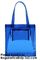 Beach Bag Clear PVC Bag Tote With Inner Pocket And Zipper Closure,PVC Bag Beach Tote With Black Handles, Bagease supplier