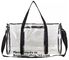 Clear Duffel Gym Bag Transparent PVC Carry Bag With Shoulder Strap,Cosmetic Carry Bag Magnet Pockets Detachable Shoulder supplier