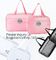 Easy Carrying Small Transparent Pvc Cosmetic Pouch,Shiny Glitter Pvc Cosmetic Pouch Bag With Three Pouch, bagease, bagpl supplier