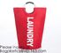 Fabric Anti-Mold Plastic Board Extra-Large Size Laundry Hamper With Laundry Bag,600D Oxford White Easycare Double Bag La supplier