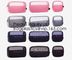 Travel toiletry pouch cosmetic makeup organizer bag zipper transparent pvc mesh bags,pouch nylon cosmetic gift bags&amp;case supplier