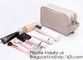 New Fashion Travel Makeup Brush Mesh Cosmetic Bag,Portable Canvas Travel Organizer Cosmetic Bag Toiletry Makeup Wash Bag supplier