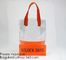 Vinyl Transparent PVC Gusset Bag Plastic Tote Shopping Bag For Packaging TPU Laser Makeup Handbag PVC Cosmetic Shopping supplier