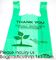 Biodegradable Reusable Plastic T-Shirt Bag Eco Friendly Compostable Grocery Shopping Thank You Recyclable bagease packag supplier