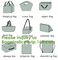 Grocery Promotional And Reusable Non Woven Shopping Tote Bag,Bag Manufacturer Supply Pp Non Woven Tote Bag, bagease pac supplier