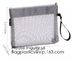 lack Mesh Makeup Bag See Through Zipper Pouch Travel Cosmetic and Toiletries Organizer Bags Pack, bagease, bagplastics supplier