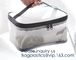 Cosmetic Bags,Portable Waterproof Travel Makeup Organizer Bags,Mesh Transparent Design Toiletry Bag for Women,Rectangle supplier