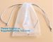 Organza Drawstring Gift Bag Pouch Wrap for Party/Game/Wedding (White), polyester drawstring bag, bagease, bagplastics pa supplier