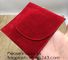 Envelop Red Velvet Christmas Pouch Promotional Red Velvet Packaging Bag For Cosmetic Gift Packaging, For Jewelry, bottle supplier