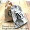 Satin Gift Bags Wedding Favor Drawstring Bags Baby Shower Christmas Gift Bag,Customized Logo Thick Gold Satin Hair Exten supplier