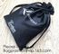 Beige Satin Drawstring Bag For Shoe,Purple Satin Pouch With Ribbon,Logo Satin Drawstring Bag,Hair Extension Bag , Gift W supplier