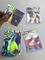 Bagease pack Holographic Film Resealable Zipper Bag Grip Seal Laminated Plastic Bag Shiny Cosmetic packaging jewelry supplier