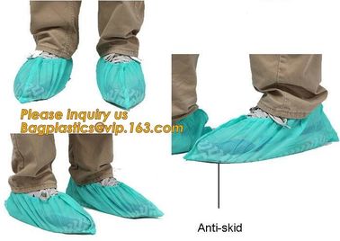 China Disposable Blue waterproof rain boot/shoe covers,rain cover for shoes,Eco-friendly Professional Shoe cover made in China factory