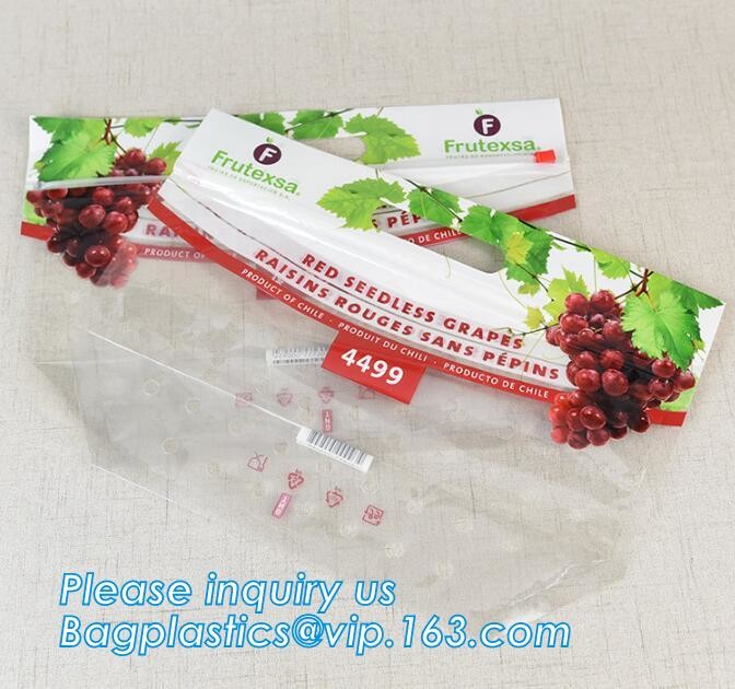 cpp printed slider zip lock vegetable fruit bag, grape packing bags