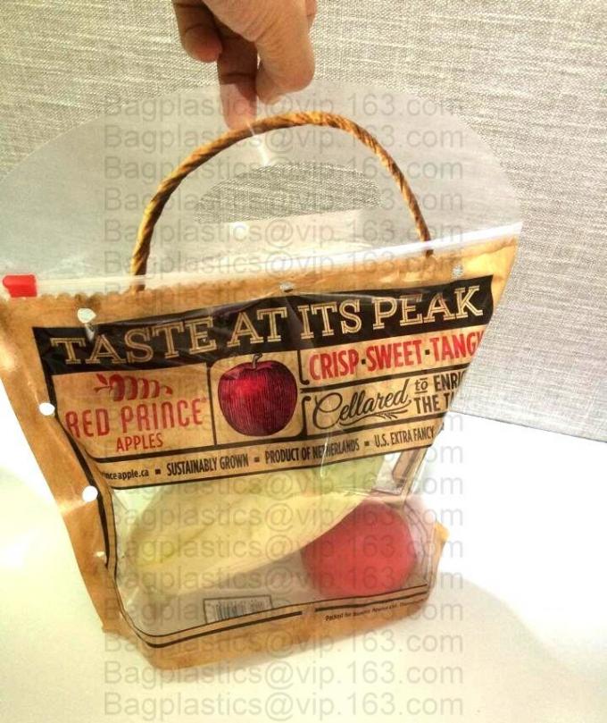 breathable opp cellophane plastic fresh vegetables packaging bag, vegetable fresh keeping freezer bag, reusable zipper s