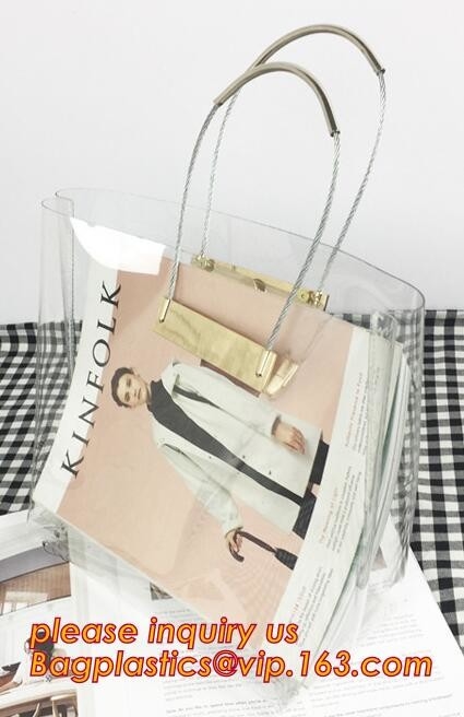 vinyl tote bags with handles