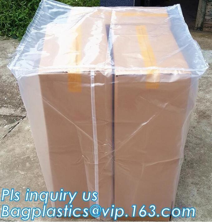 customized PE pallet cover bag, Waterproof pallet covers/ Poly Bags