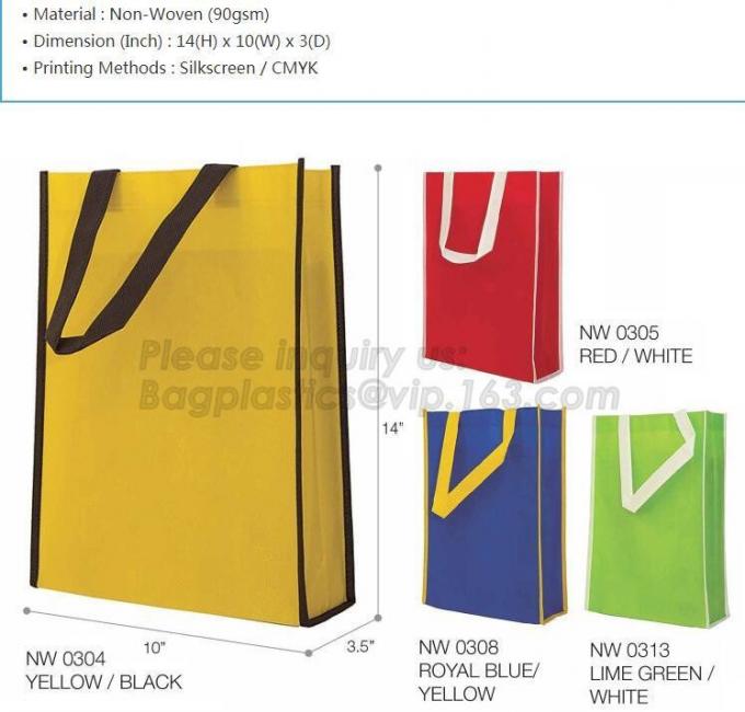 Custom PP Non Woven Bag Shopping, Custom PP Non Woven Shopping Bag, Image Non Woven Tote Bag, Bagease, Bagplastics