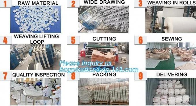 Big Manufacturer Supplier pp woven jumbo bag 500- 2000kgs plastic fibc,Food Grade polypropylene woven big bags AIB certi