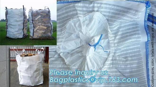 Big Manufacturer Supplier pp woven jumbo bag 500- 2000kgs plastic fibc,Food Grade polypropylene woven big bags AIB certi