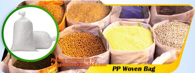 China PP Woven Bag/Sack for50kg cement,flour,rice,fertilizer,food,feed,sand,construction garbage pp woven bag for packin