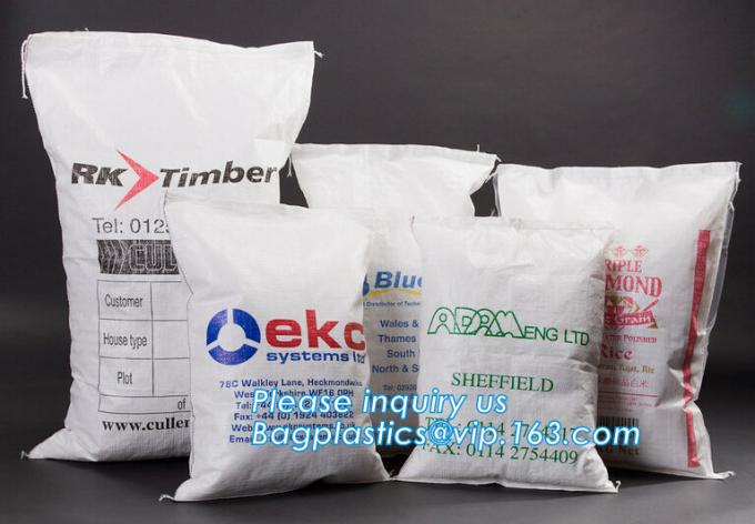 China PP Woven Bag/Sack for50kg cement,flour,rice,fertilizer,food,feed,sand,construction garbage pp woven bag for packin