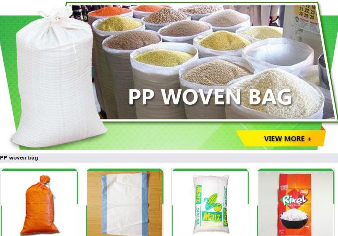 China PP Woven Bag/Sack for50kg cement,flour,rice,fertilizer,food,feed,sand,construction garbage pp woven bag for packin