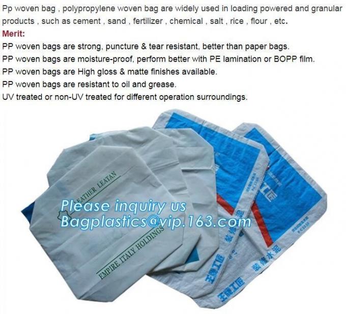 China PP Woven Bag/Sack for50kg cement,flour,rice,fertilizer,food,feed,sand,construction garbage pp woven bag for packin