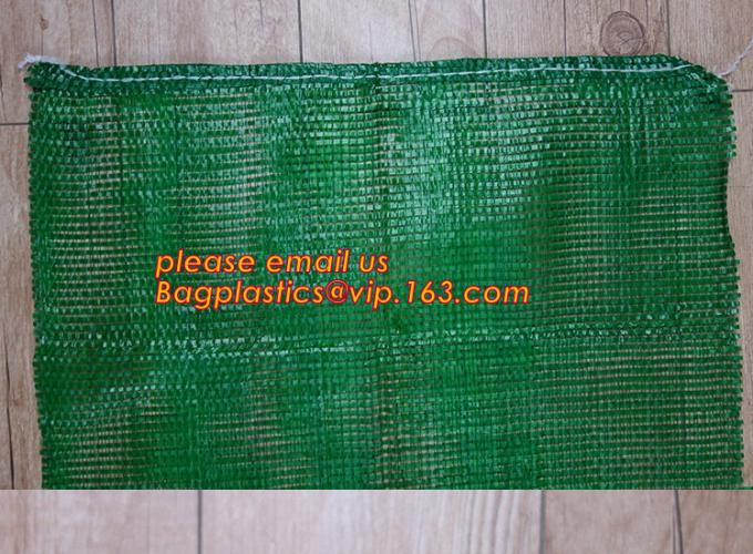 75x90cm Tubular PP Raschel Mesh Bag For Tomato Vegetable And Apple