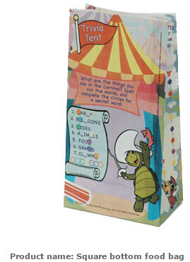 snack paper bag, snack bag, deli bag, deli paper bag, deli wrap bag, wrapping paper bag,fast food lunch bag, hot dog bag