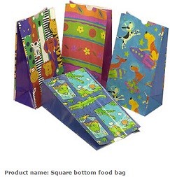 snack paper bag, snack bag, deli bag, deli paper bag, deli wrap bag, wrapping paper bag,fast food lunch bag, hot dog bag