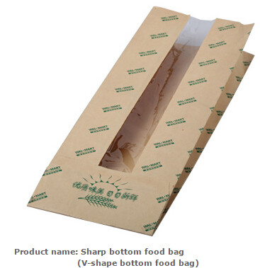 snack paper bag, snack bag, deli bag, deli paper bag, deli wrap bag, wrapping paper bag,fast food lunch bag, hot dog bag