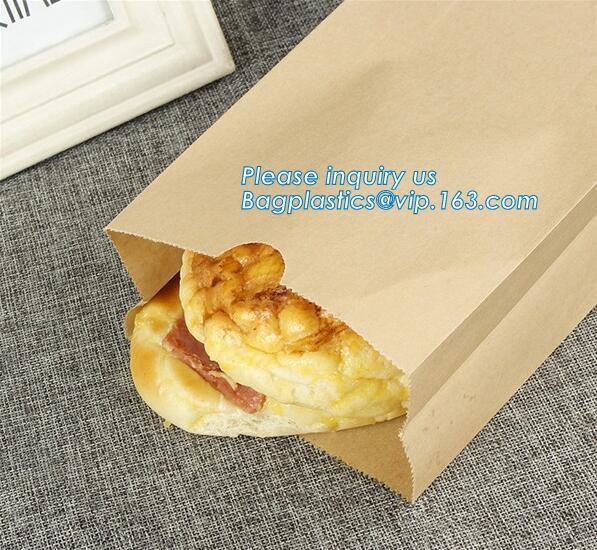 snack paper bag, snack bag, deli bag, deli paper bag, deli wrap bag, wrapping paper bag,fast food lunch bag, hot dog bag