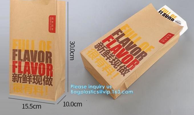 snack paper bag, snack bag, deli bag, deli paper bag, deli wrap bag, wrapping paper bag,fast food lunch bag, hot dog bag