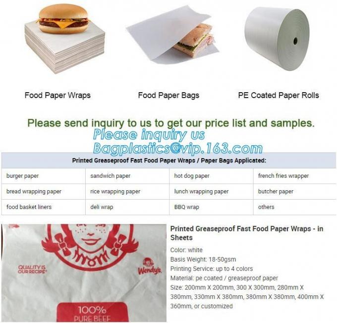 snack paper bag, snack bag, deli bag, deli paper bag, deli wrap bag, wrapping paper bag,fast food lunch bag, hot dog bag