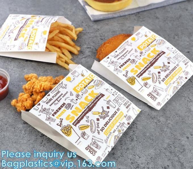 snack paper bag, snack bag, deli bag, deli paper bag, deli wrap bag, wrapping paper bag,fast food lunch bag, hot dog bag