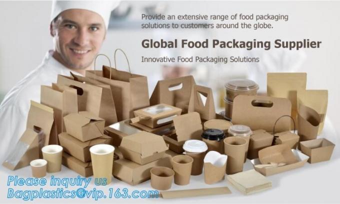 Disposable F Flute Corrugated Kraft Paper Food Tray For Hot Dog Burger Fries Triangle Packaging Pizza Box, Bagease, Bagp