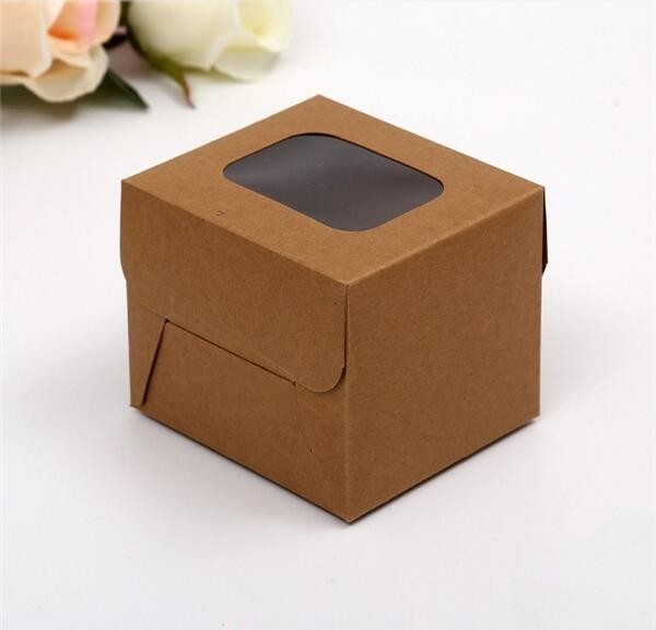 Custom Recycle Disposable Kraft Paper Cardboard Lunch Box for Kids