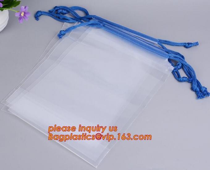 biodegradable Factory Direct High Quality Drawstring Pouch Custom Printed Draw String Laundry Clothing Packaging Courier
