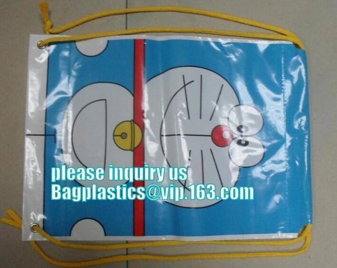biodegradable Factory Direct High Quality Drawstring Pouch Custom Printed Draw String Laundry Clothing Packaging Courier