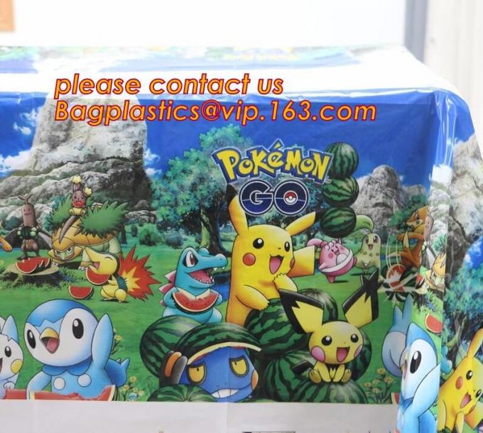 Polka Dots Banquet Plastic Tablecloths Table Cover Wedding Party Decorations, plastic oval table tablecloth PVC waterpro