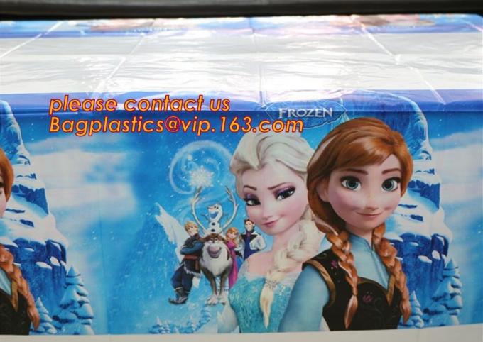 Polka Dots Banquet Plastic Tablecloths Table Cover Wedding Party Decorations, plastic oval table tablecloth PVC waterpro